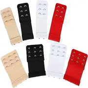 [Reppkyh] 8 Pieces Bra Extenders 3 Hook Elastic Stretchy Bra Strap Extension Comfortable Women's Elastic Extenders, 4 Colors