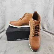 Nick Graham Mens Size 12 Roger Brown Lace Up Boots *NWT*