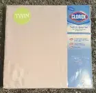 Clorox twin bed sheet set light grey
