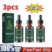 3X 60ml Mullein Leaf Extract Drops Health Care All-natural Ingredients Sell
