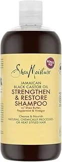 SHEA MOISTURE Jamaican Black Castor Oil Strengthen & Restore Shampoo sulphate free shampoo for natural, chemically processed, or heat styled hair 473 ml