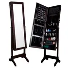 Full Length mirror Jewelry Wall Door cabinet Free Standing Large Box Organizer