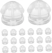 jojofuny 100Pcs Silicone Earring Backs for Droopy Ears Comfortable Jewelry Accessories for Women and Teens Smooth and Safe Earring Lifters for Studs and Hooks