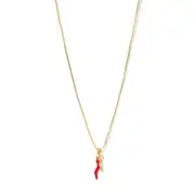 Double Cornicello Charm Combo Necklace