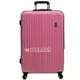 《葳爾登》mingjiang名將24吋硬殼鏡面登機箱360度旅行箱防水行李箱24吋M8015粉紅色