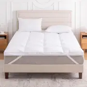 LeWinBedding White Goose Feather Mattress Topper - King Size (78"*80") (New)