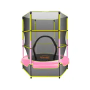 Kahuna Mini 4.5 Ft Trampoline Yellow Pink