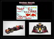 1/32 Scale Decals for Policar Modern F1 - RedBull RB16 Verstappen & Perez 2021