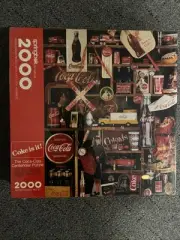 1986 THE COCA-COLA CENTENNIAL PUZZLE SEALED 2000 PIECES SPRINGBOK JIGSAW PUZZLE