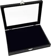 Pin Display Case Black - Shadow Box for Lapel Pin | Pin Collection Holder | Pin Display Frame Pin Collector Storage Enamel Pin Display Pages Pin Board for Enamel Pin for Medals Brooches, Jewelry