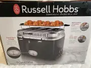 Russell Hobbs Retro Style 4 Slice Toaster W/ Removable Warming Rack.