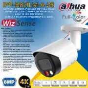 Dahua OEM IPF-B82ILM-A-28 IP BULLET 8MP FULL COLOR SMART DUAL LIGHT 2.8MM CAMERA
