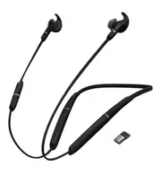 Jabra Wireless Evolve 65e Ms Stereo Bluetooth Headset +Link 370 Dongle