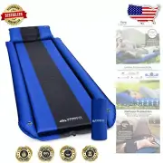 Extra Firm Compact Air Mattress with Rollover Protection for Camping Adventures