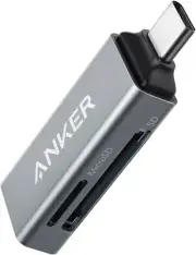 Anker SD Card Reader, 2-In-1 USB C Memory Card Reader for Digital Camera SD Card