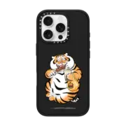 iPhone 16 Pro Impact Case MagSafe Compatible Fat And Happy by Bu2ma