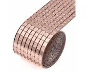 1464pcs Rose Gold Mirror Tiles - DIY Self-Adhesive Mini Glass Mirrors for Decoration