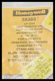 Honeywell 393691-4 LP Gas Conversion Kit for Regulator To LP Gas Box10