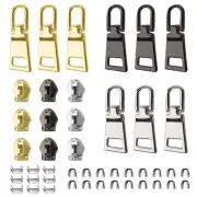 Zipper Repair Kit 45 Pcs Universal Size #3 Zippers for Sewing Slider Pull Fix...