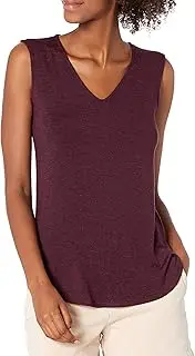 [Amazon Essentials] Daily Ritual Amazon Brand Women's Jersey V-Neck Tank Top