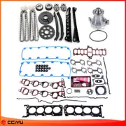 Timing Chain Kit Head Gasket Set Water Pump For 97-99 Ford Econoline Super Duty