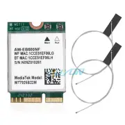 NEW M.2 NGFF WiFi 7 Card with Internal Antennas MTK7925 Tri-Band WiFi Bluetooth