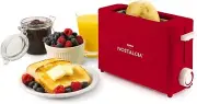 Nostalgia MyMini Single Slice Toaster | 1.25" Wide Slot, Portion Control, Red