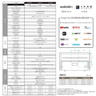 TOSHIBA 東芝 65型IPS 聲霸 40瓦音效火箭炮重低音 4K安卓液晶顯示器 電視 65M550KT