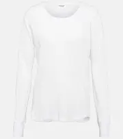 [Marant Etoile] Marant Etoile Zeline linen top AU 8 white