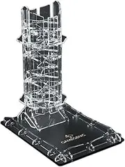 Crystal Twister Premium Dice Tower | Unique Dice-Rolling Experience | Accessory for Board Games, Tabletop Games and Dice Rolling Games | Easy Assembly | Clear Acrylic Dice Tower | Made by Gamegenic