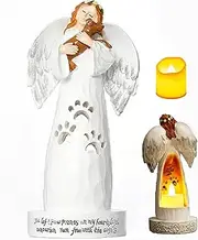 Pet Memorial Gifts for Dogs, Dog Mom Gifts for Women, Pet Loss Sympathy Gift, Angel Figurines Reminder