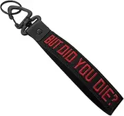 QJS PATCH Personalized key chain,Hand Wrist Lanyard Wristlet Lanyard for luggage,Key Ring Accessories,Motorcycles, Car