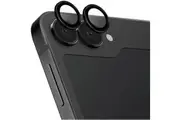 Uniq Galaxy Z Flip6 Aluminium Camera Lens Protector - Black Ultra-Slim Fit - HD