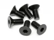 #10-24 x 1" Flat Head Socket Cap Screws - Black Oxide - 200 Pack