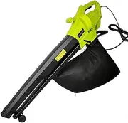 ASSYA 3 in 1 Leaf Suction Shredder, 3000W Garden Leaf Blower with 40L Collection Bag and 30M Extension Cord, Powerful Fallen Leaf Collector