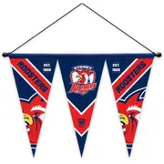 Sydney Roosters NRL Multi Pennant Wall Hanger Flag Bunting