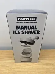 NEW Party Ice Manual Ice Shaver Portable Shaved Ice Machine Hand Snow Cone Maker