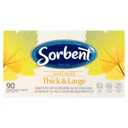 Sorbent Facial Tissues Thick And Large Aloe Vera 91