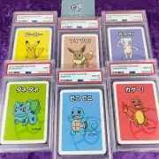 Lot 6 PSA 10 2019 Pokemon Babanuki Playing Card Set Old Maid Japanese Pikachu