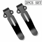 2X Deep Carry Pocket Clip Black Stainless Steel for Benchmade 940 941 560 535