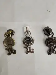 Mario TOAD zipper pulls