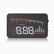 3" Car HUD Projector Head Up Display Speed Warning Fuel OBD II Speedometer
