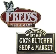 [Bif Bang Pow!] Dexter: New Blood - Fred's & Gig's Butcher Pin Set - EE Excl