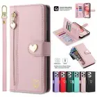 For iPhone 15 Pro Max 14 13 12 11 XS XR 8 7+ Leather Card Wallet Case Flip Cover