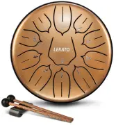 Steel Tongue Drum 6 Inch 11 Notes Hand Drum D Key Drum Percussion for Meditation