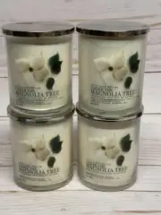 x4 Bath & Body Works Under The Magnolia Tree 8oz Single Wick Candles