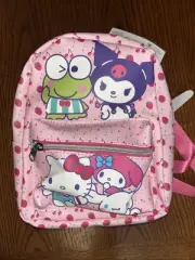 New Sanrio Hello Kitty & FRIENDS Pink Mini Backpack 11"
