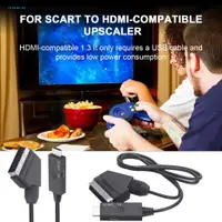 在飛比找蝦皮購物優惠-Nin Scart 到 Hdmi 兼容信號轉換器 Scart