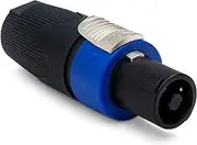 Neutrik NL4FX - Speakon connector 4-pin in gray sleeve, female