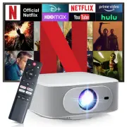 [Netflix Licensed] Smart Projector with Built-in Apps, Wifi Bluetooth, 1080P ...